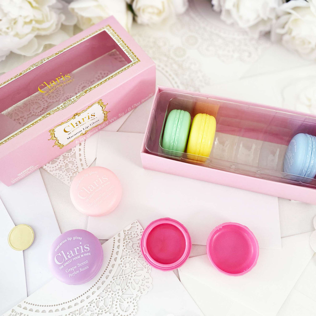 Pink Poppy Pink Poppy Claris Macaron Lip Gloss Set - Little Miss Muffin Children & Home