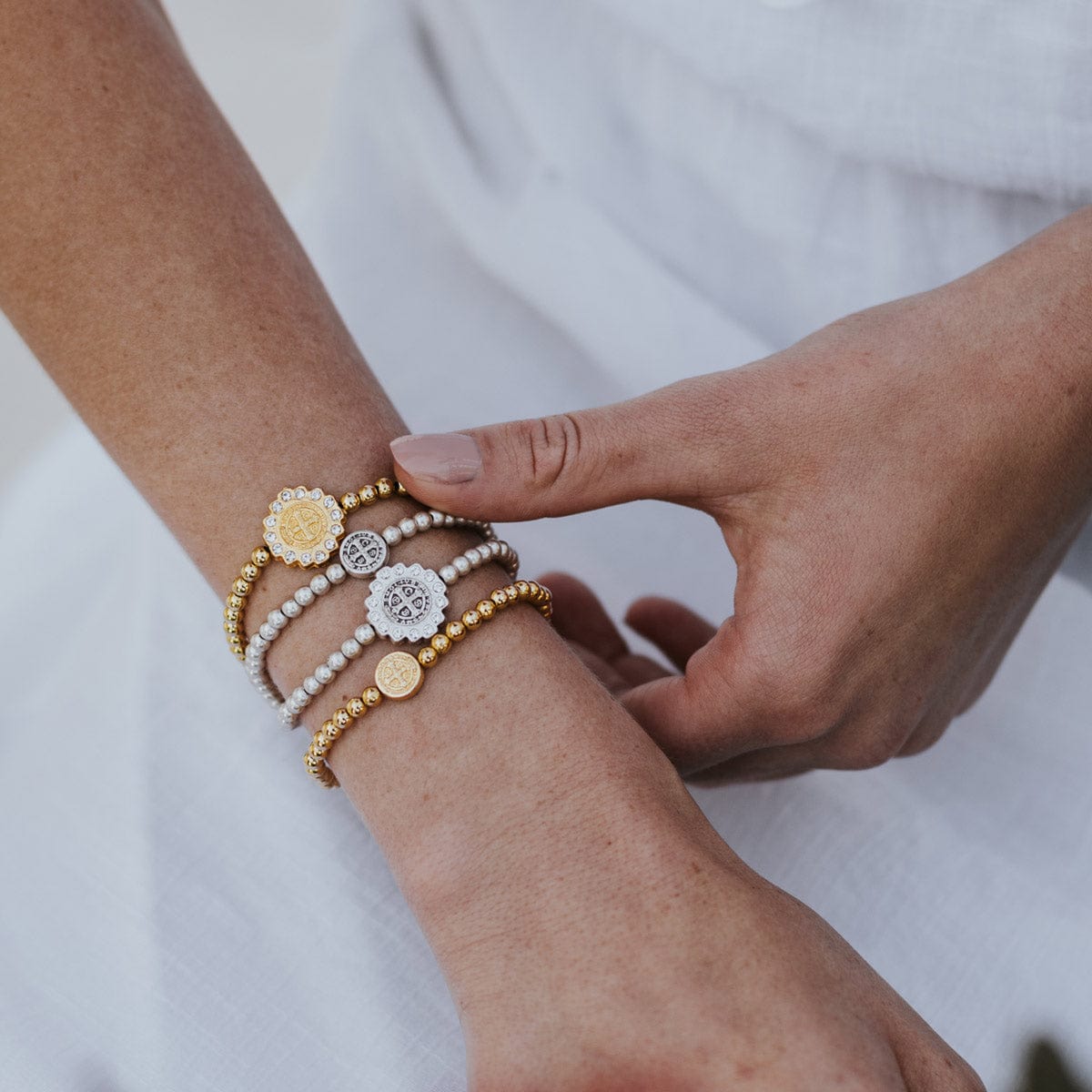 My Saint My Hero My Saint My Hero Bracelet Mantra of Beauty & Brilliance - Little Miss Muffin Children & Home
