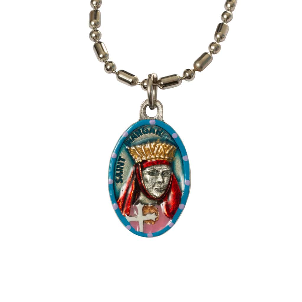 SAINTS FOR SINNERS Saints for Sinners St. Margaret Hand Painted Medal - Little Miss Muffin Children & Home