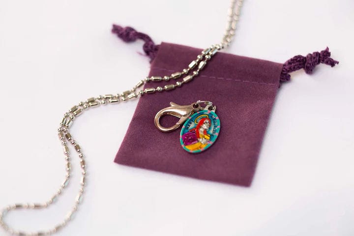 Saints For Sinners Saints For Sinners Saint Mary Magdalene Hand Painted Medal - Little Miss Muffin Children & Home