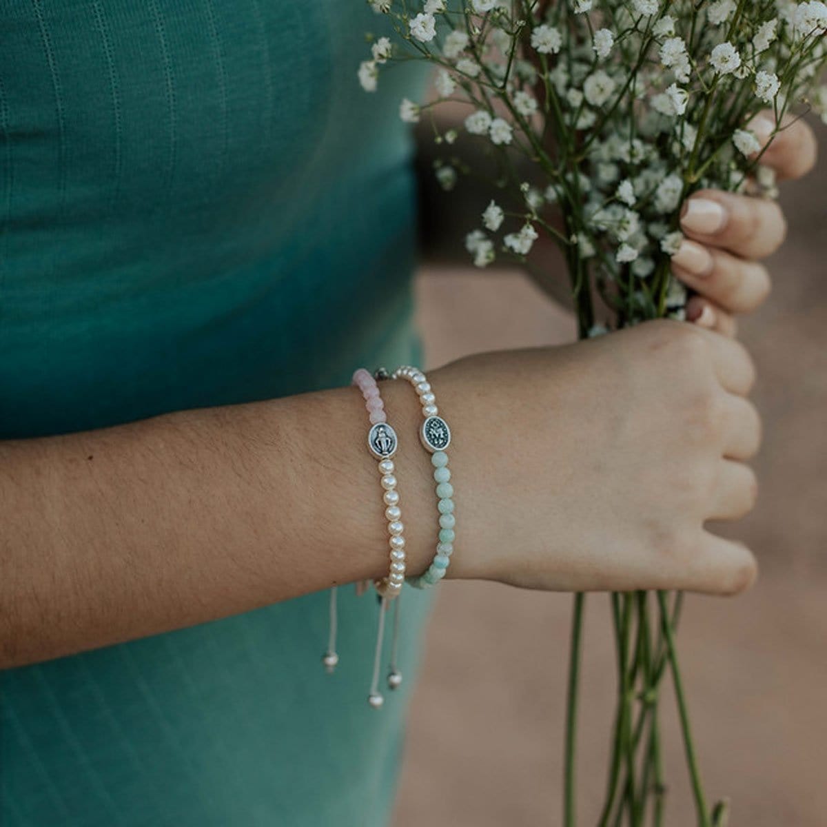 My Saint My Hero My Saint Mother Mary, Mother Me Blessing Bracelet - Little Miss Muffin Children & Home