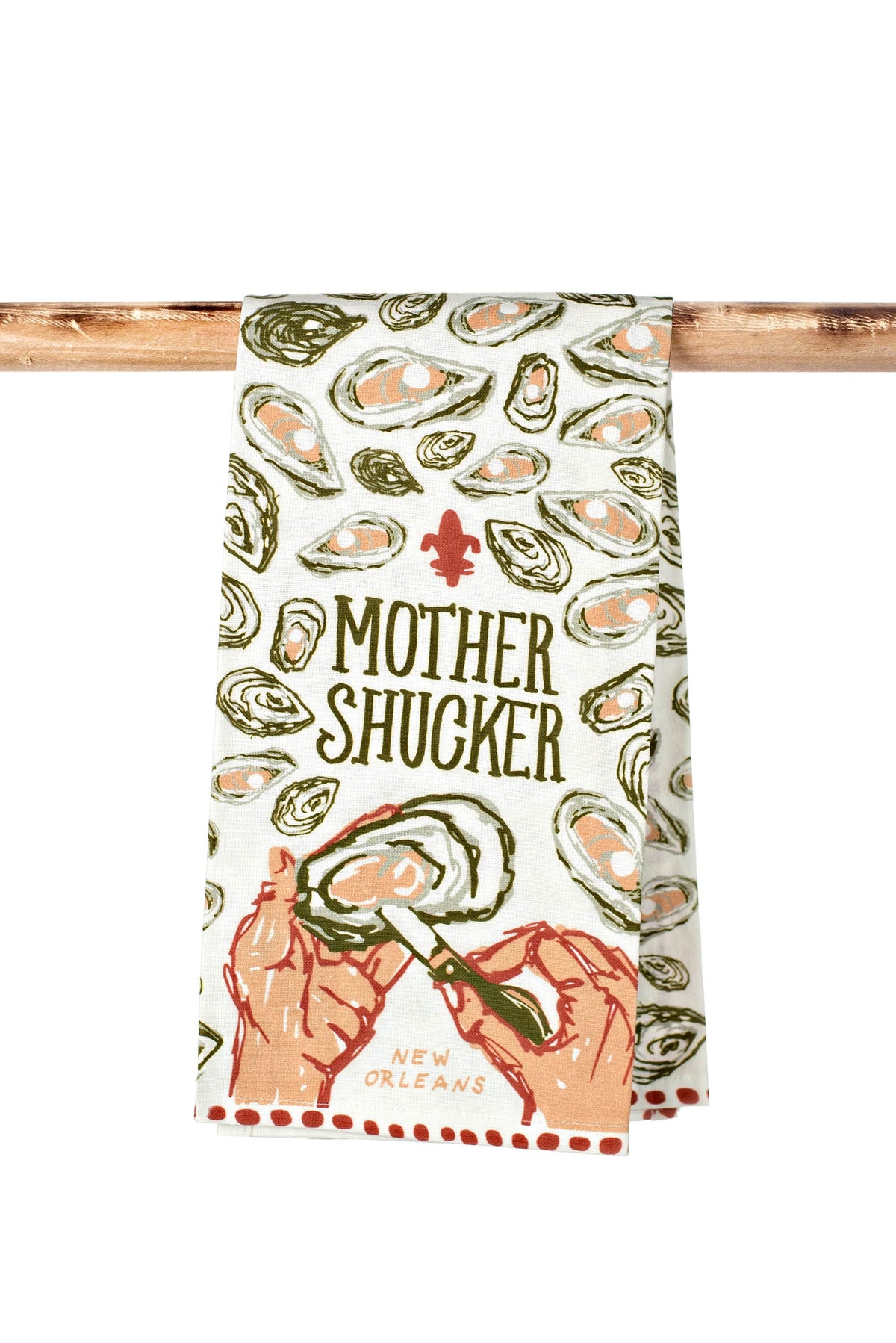 Second Line Ventures The Parish Line Mother Shucker Kitchen Towel - Little Miss Muffin Children & Home