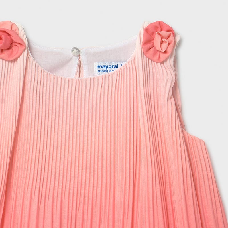 Mayoral Mayoral Pleated Floral Applique Dress for Baby Girl - Little Miss Muffin Children & Home