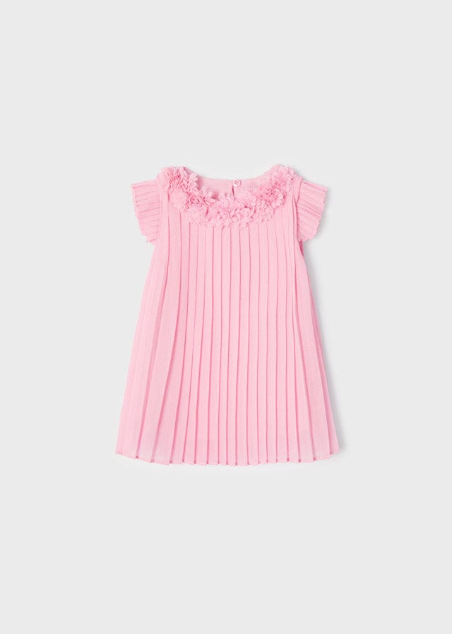 Mayoral Mayoral Pleated Flowers Dress - Little Miss Muffin Children & Home