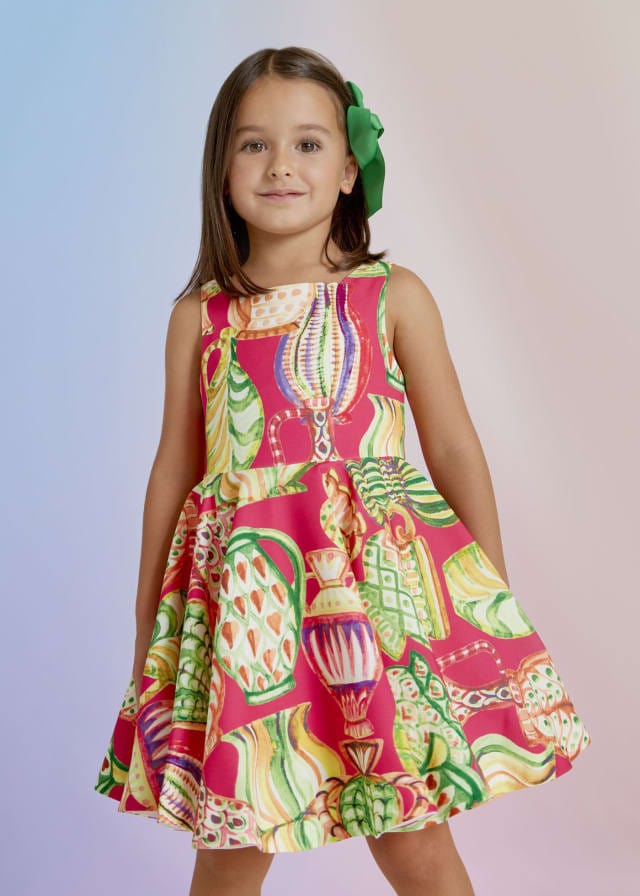 Mayoral Usa Inc Mayoral Printed Dress - Little Miss Muffin Children & Home