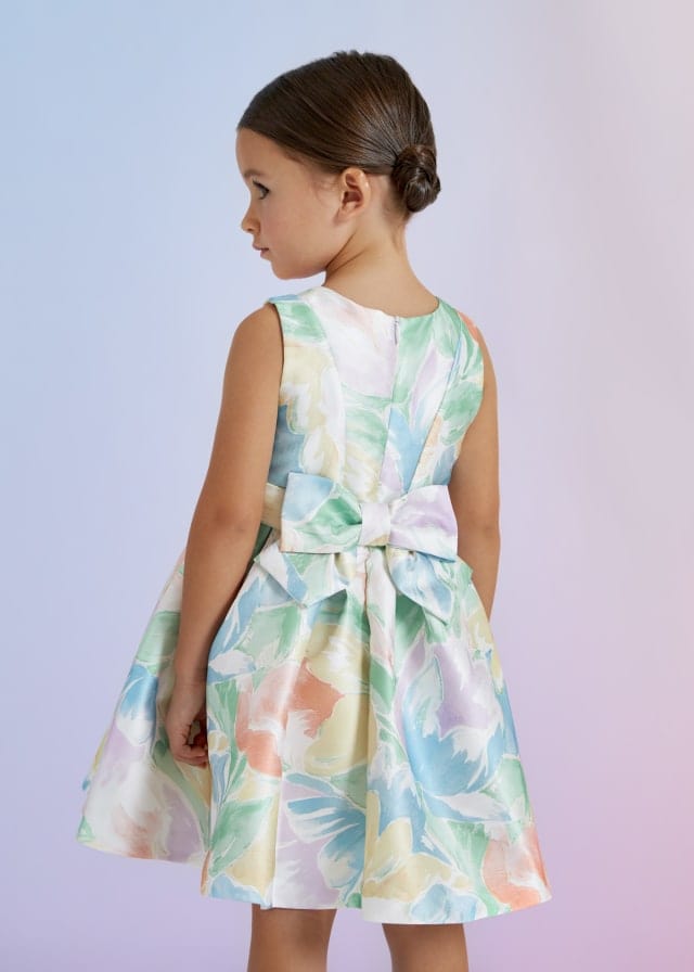 Mayoral Usa Inc Mayoral Stamp Mikado Dress - Little Miss Muffin Children & Home