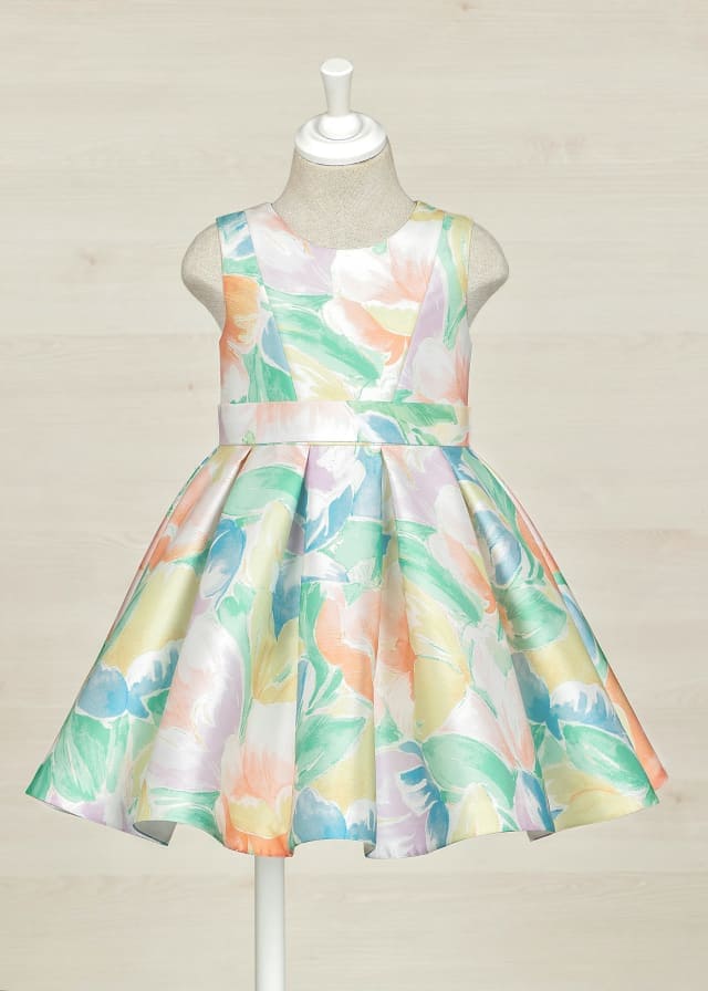 Mayoral Usa Inc Mayoral Stamp Mikado Dress - Little Miss Muffin Children & Home