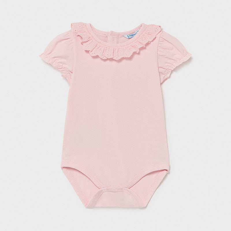 Mayoral Mayoral Ruffle Collared Onesie for Baby Girl - Little Miss Muffin Children & Home