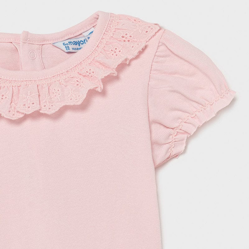 Mayoral Mayoral Ruffle Collared Onesie for Baby Girl - Little Miss Muffin Children & Home