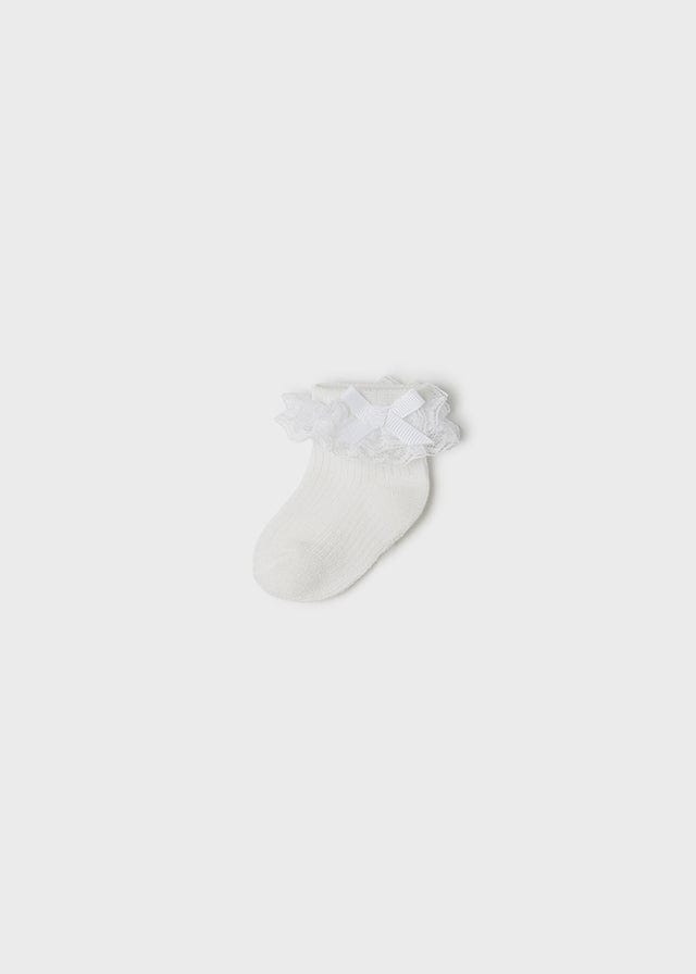 Mayoral Mayoral Ruffle Dressy Socks - Little Miss Muffin Children & Home