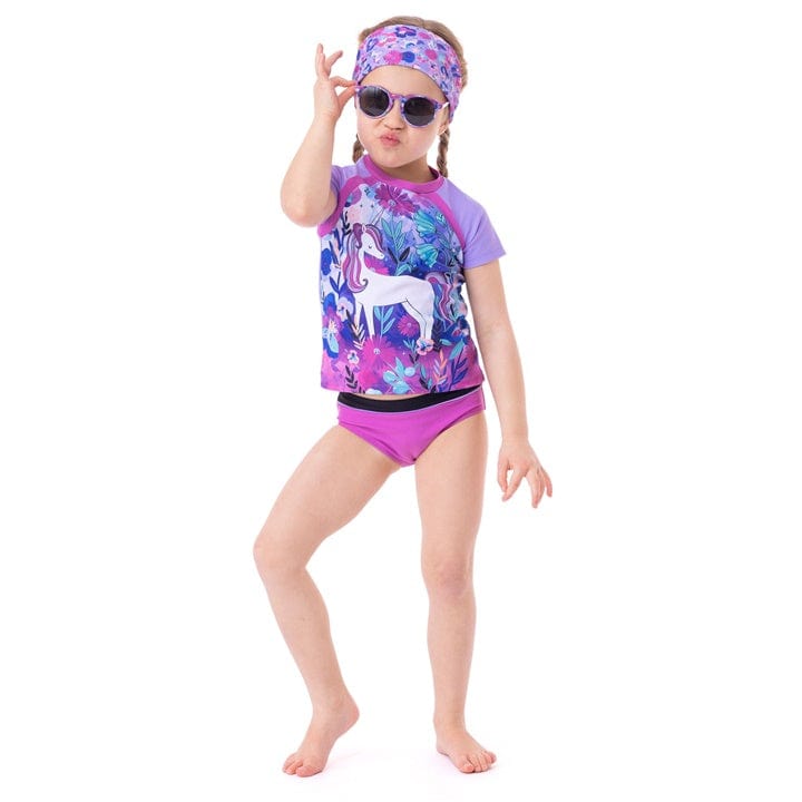 Nano Collection Nano Collection Two-Piece Rashguard Swimsuit - Little Miss Muffin Children & Home