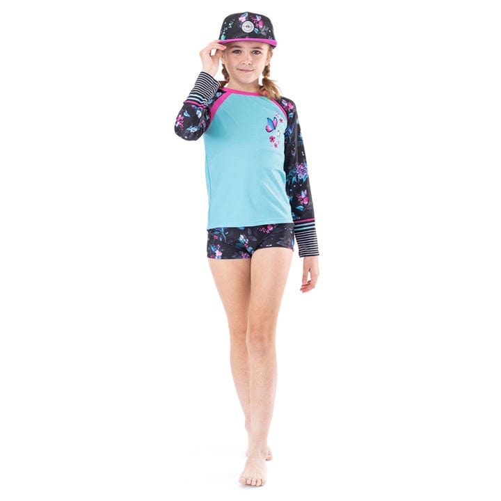 Nano Collection Nano Collection Two-Piece Rashguard Swimsuit - Little Miss Muffin Children & Home