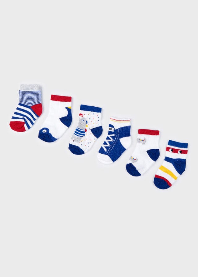 Mayoral Mayoral Six Pair Sock Set for Baby Boy - Little Miss Muffin Children & Home