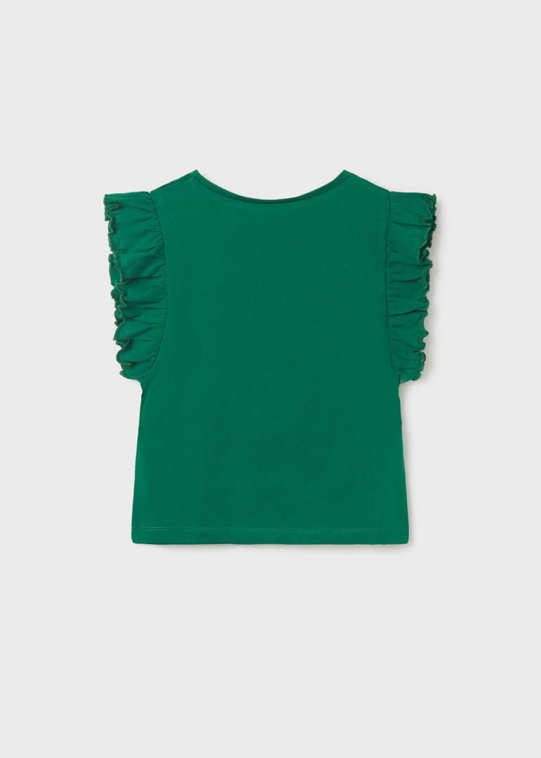 Mayoral Usa Inc Mayoral Ruffle Cap Sleeve Top - Little Miss Muffin Children & Home