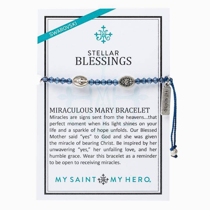 My Saint My Hero - My Saint My Hero Stellar Blessings Miraculous Mary Bracelet - Little Miss Muffin Children & Home