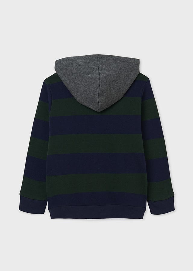 Mayoral Mayoral Striped Pullover Hoodie - Little Miss Muffin Children & Home