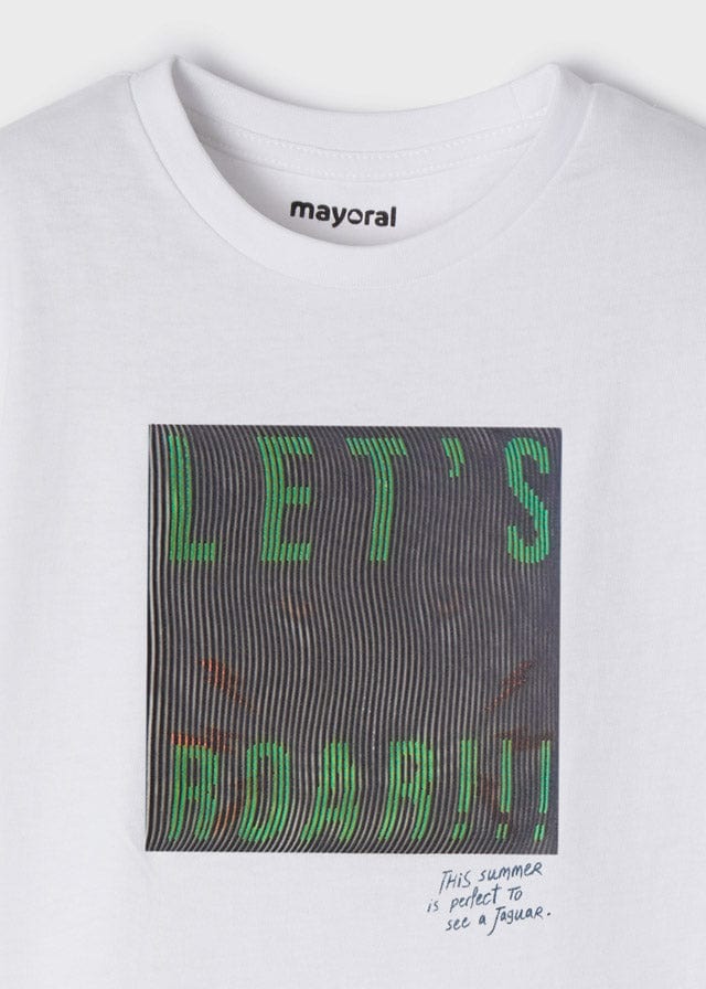 Mayoral Mayoral 3.005 Short Sleeve 3-D Tiger T-SHIRT - Little Miss Muffin Children & Home