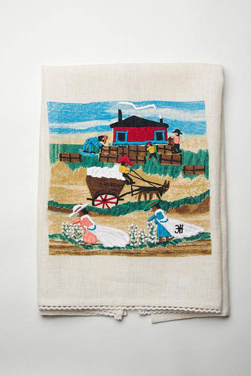 Clementine Hunter, Gitter Gallery - Clementine Hunter Cotton Mural Tea Towel CH6400 - Little Miss Muffin Children & Home