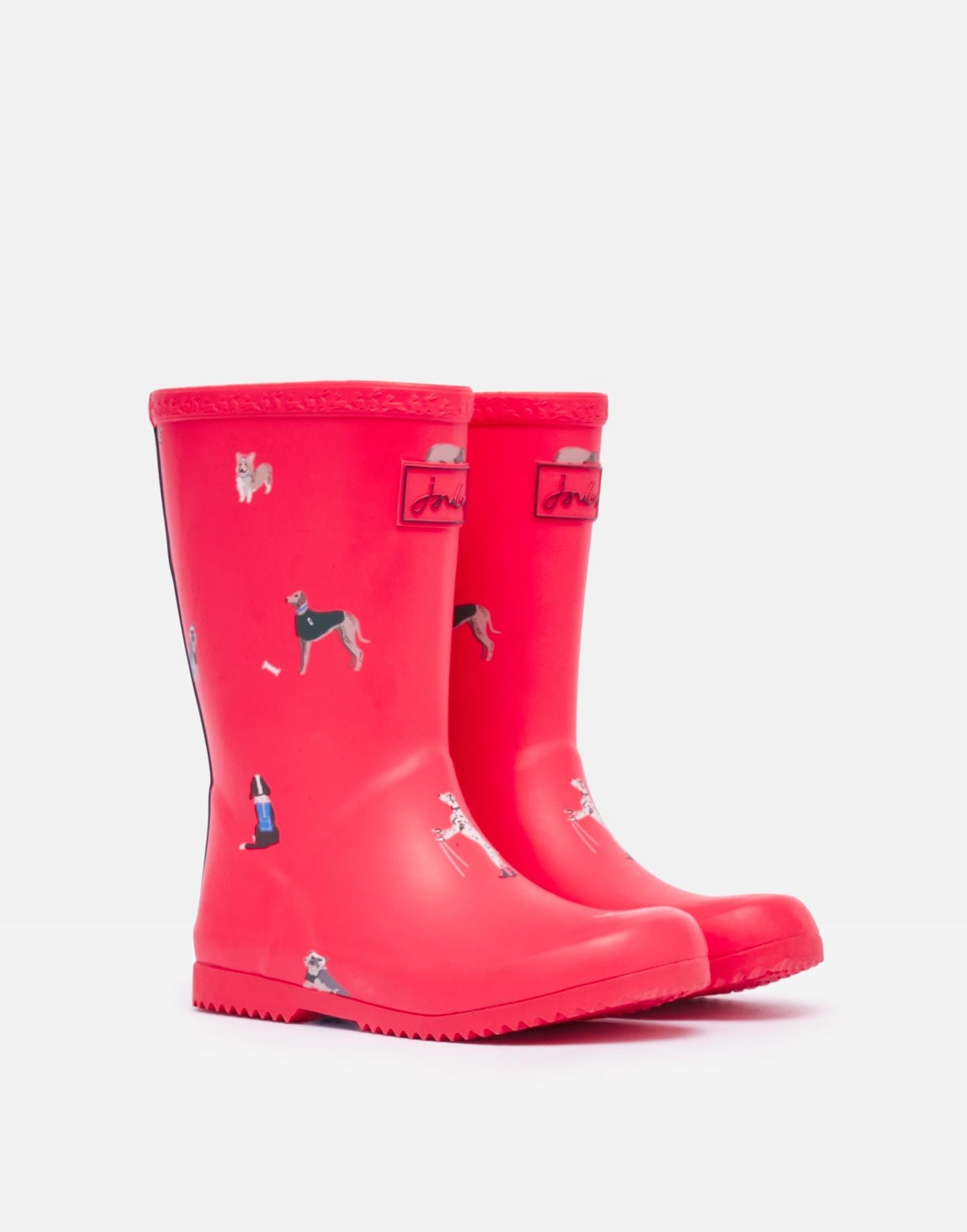Joules Wellies Flexible Hike Dogs Printed Rain Boots Little Miss