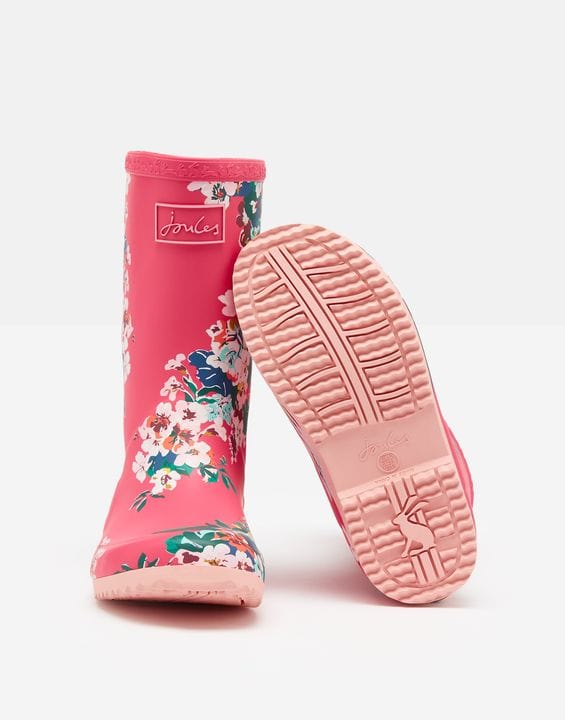 JLS - Joules Usa Inc Joules Pink Floral Flexible Printed Welly - Little Miss Muffin Children & Home
