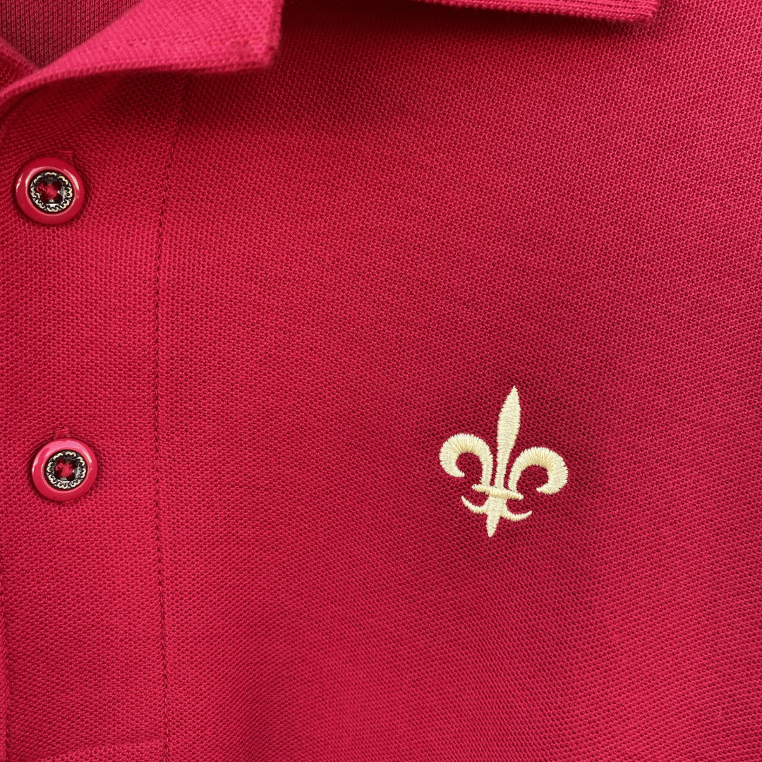 Whereable Art Whereable Art Classic Pique Fleur De Lis Polo - Little Miss Muffin Children & Home