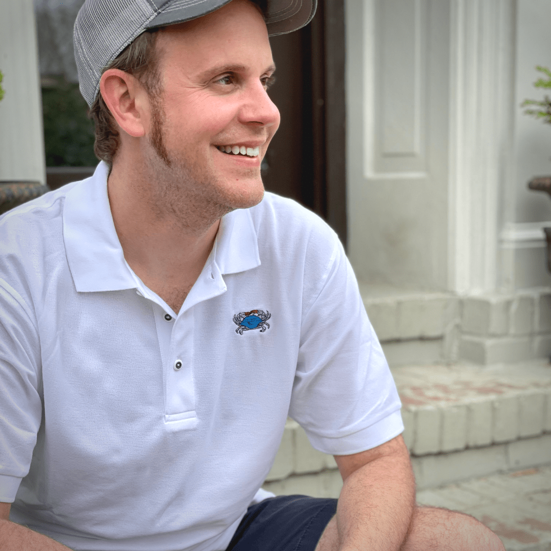 Whereable Art Whereable Art Blue Crab Polo - Little Miss Muffin Children & Home