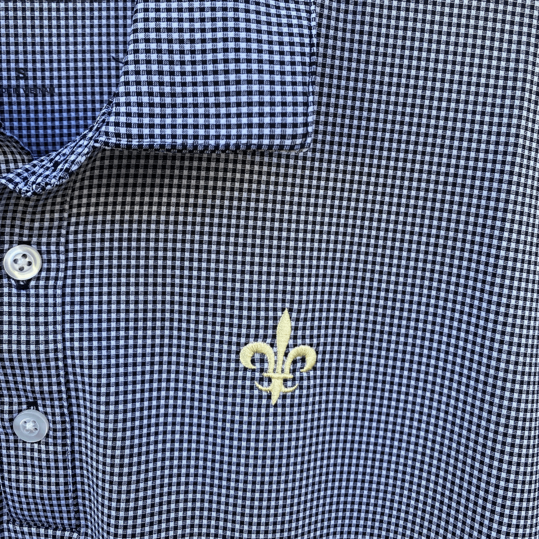 Whereable Art Whereable Art Performance Blend Fleur De Lis Polo - Little Miss Muffin Children & Home