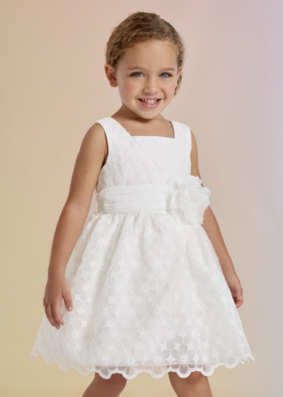 Abel & Lula Abel & Lula Organdy Embroidered Dress - Little Miss Muffin Children & Home