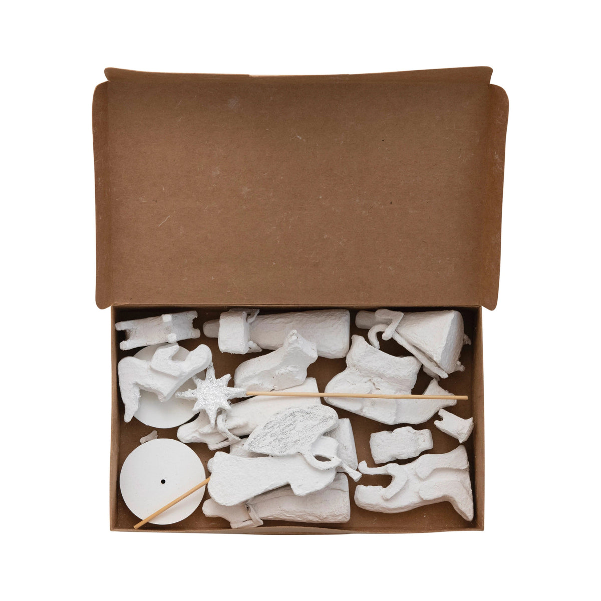 CCO - Creative Co-op Creative Co-op Handmade Paper Mache Nativity S/14 - Little Miss Muffin Children & Home