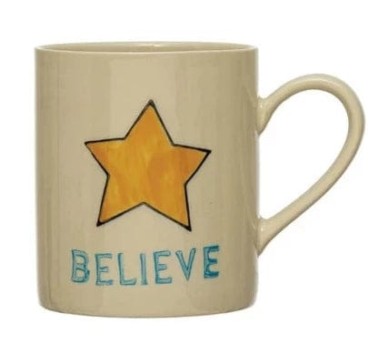CCO - Creative Co-op Creative Co-op Holiday Icon Stoneware Mug - Little Miss Muffin Children & Home