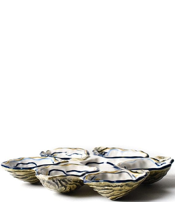 Coton Colors Company Coton Colors Company Oyster Half Dozen Platter - Little Miss Muffin Children & Home