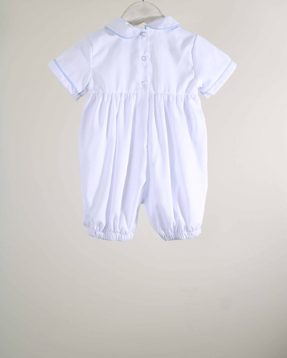 Charming Little One Charming Little One Have Faith Light Blue Cross Cameron Overall - Little Miss Muffin Children & Home