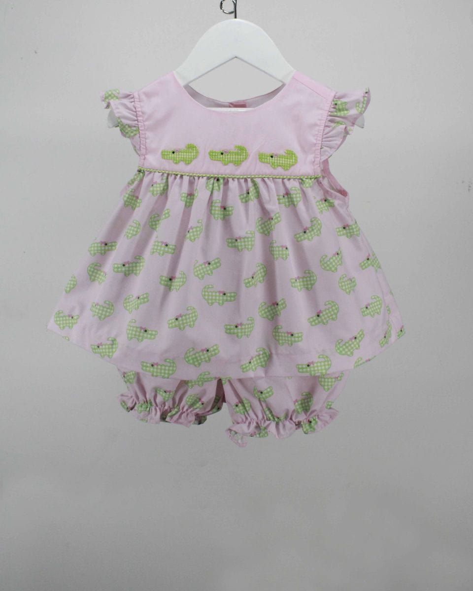 Charming Little One Charming Little One Baby Pink Croc Mary Set - Little Miss Muffin Children & Home