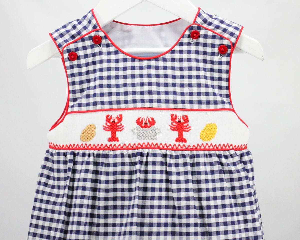 Charming Little One Harbor Picnic Marjorie Dress - Little Miss Muffin Children & Home