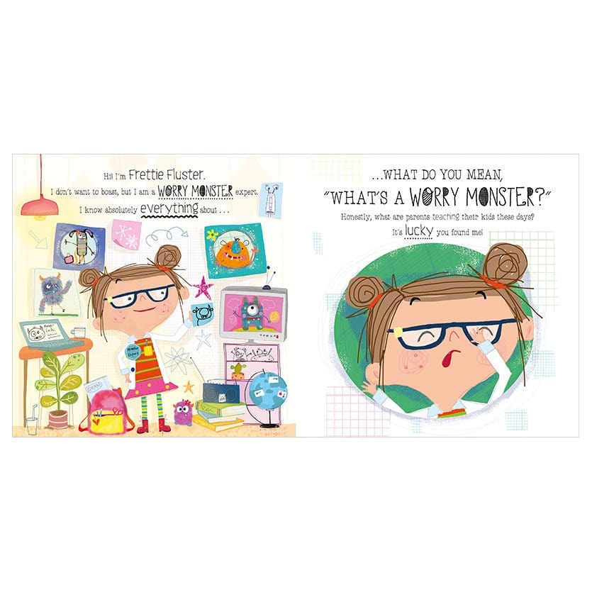 Make Believe Ideas The Very Hungry Worry Monster Plush and Book Box Set - Little Miss Muffin Children & Home