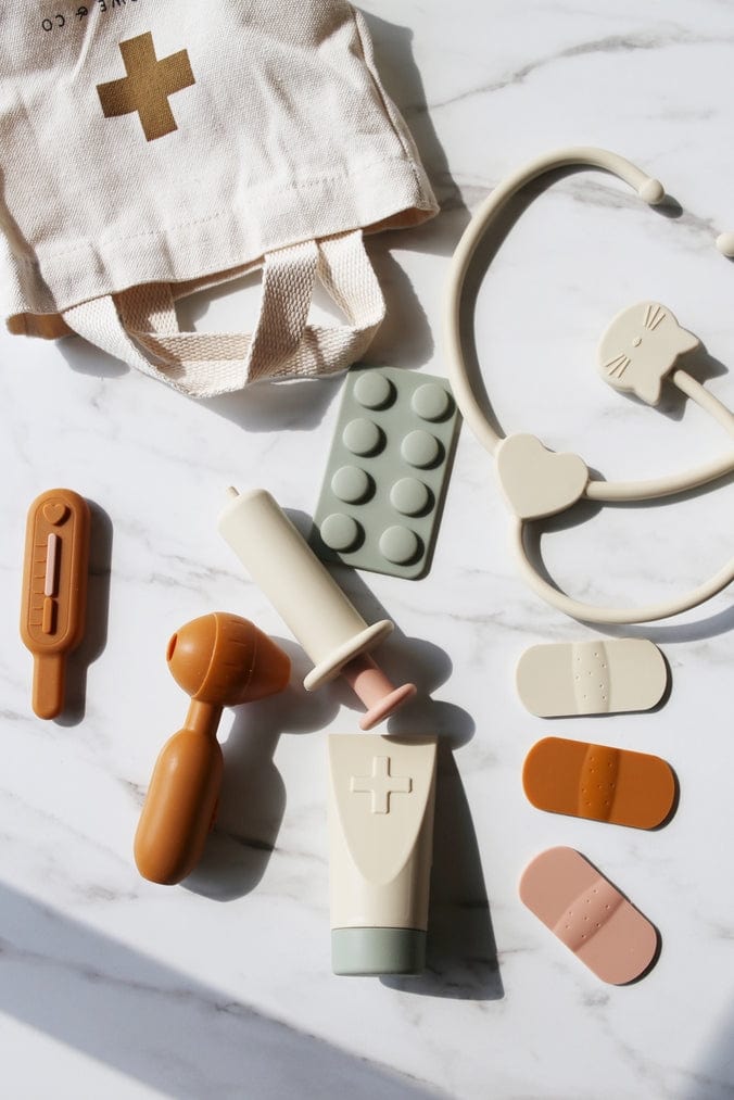 Marlowe & Co Marlowe & Co Silicone Doctor Kit Play Set - Little Miss Muffin Children & Home