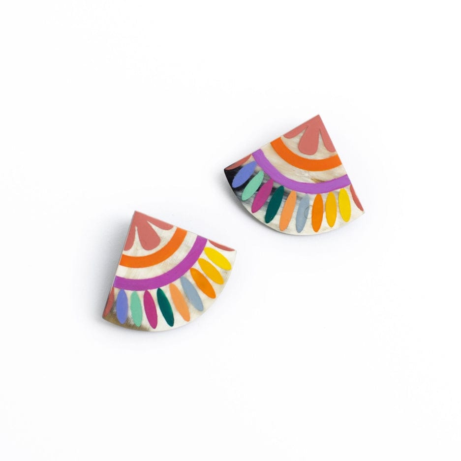 Sunshine Tienda Sunshine Tienda Rainbow Tile Earrings - Little Miss Muffin Children & Home