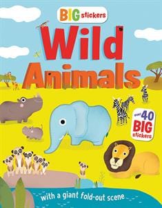 Usborne Books Wild Animals: Big Stickers Book - Little Miss Muffin Children & Home