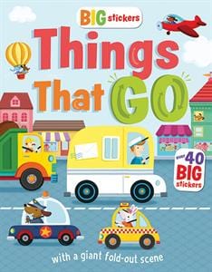 Usborne Books Things That Go: Big Stickers Book - Little Miss Muffin Children & Home