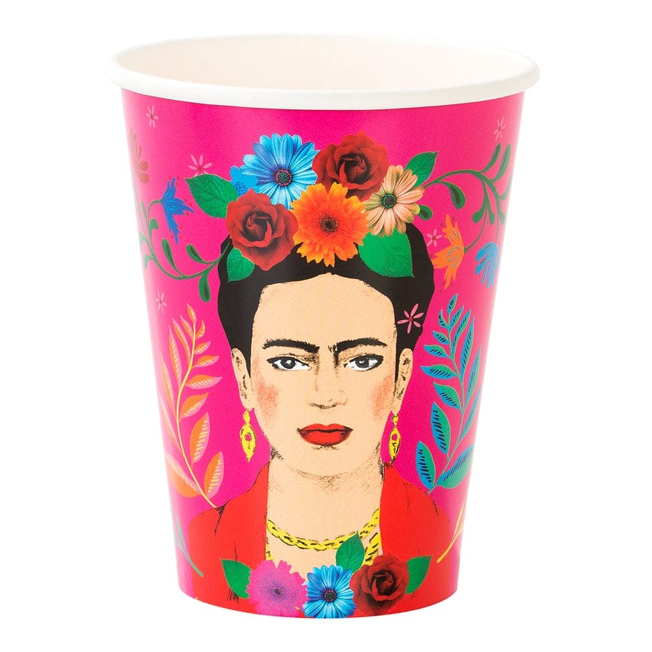 Talking Tables Talking Tables Boho Frida Kahlo 12oz Party Cups Pack of 12 - Little Miss Muffin Children & Home