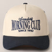 Fashion City Sunday Morning Club Two-Tone Trucker Hat - Little Miss Muffin Children & Home