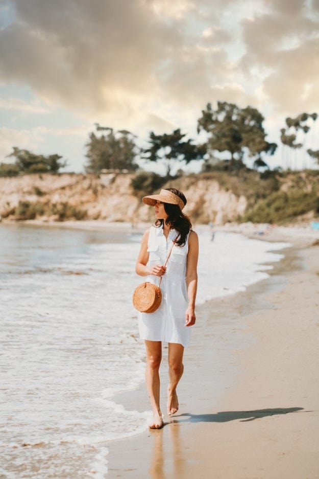 The Artisan and Company The Artisan and Company Island Visor Straw Hat - Little Miss Muffin Children & Home