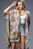 Urbanista Gold Blue Mandala Kimono