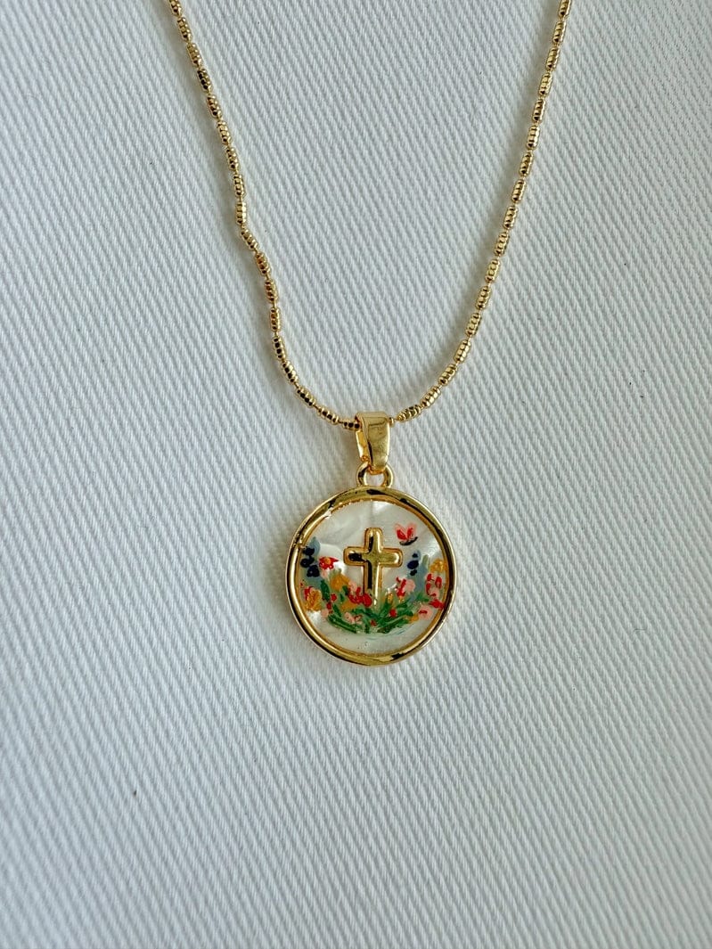 The Garden of the Cross Necklace