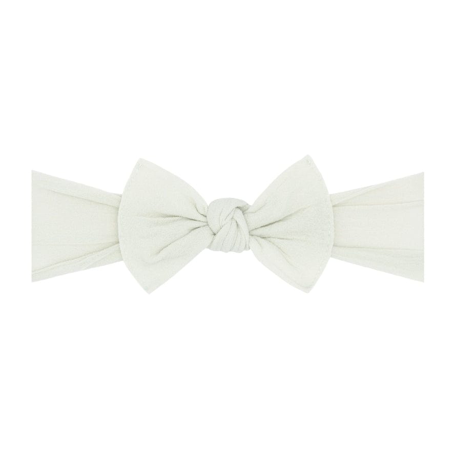Baby Bling Bows Baby Bling® Itty Bitty Knot Small Soft Nylon Bow Headband, Willow - Little Miss Muffin Children & Home