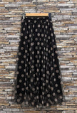 Black Polka Dot Ariana Skirt