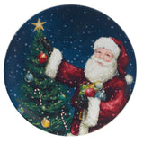 Certified International Santa's Secret Christmas 9" Dessert Plate