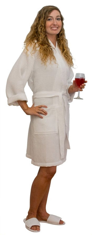 Alan Pendergrass Robes Kimono Cotton Waffle Robe