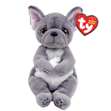 Ty Inc Beanie Belly Wilfred the Gray French Bulldog 6" Plush