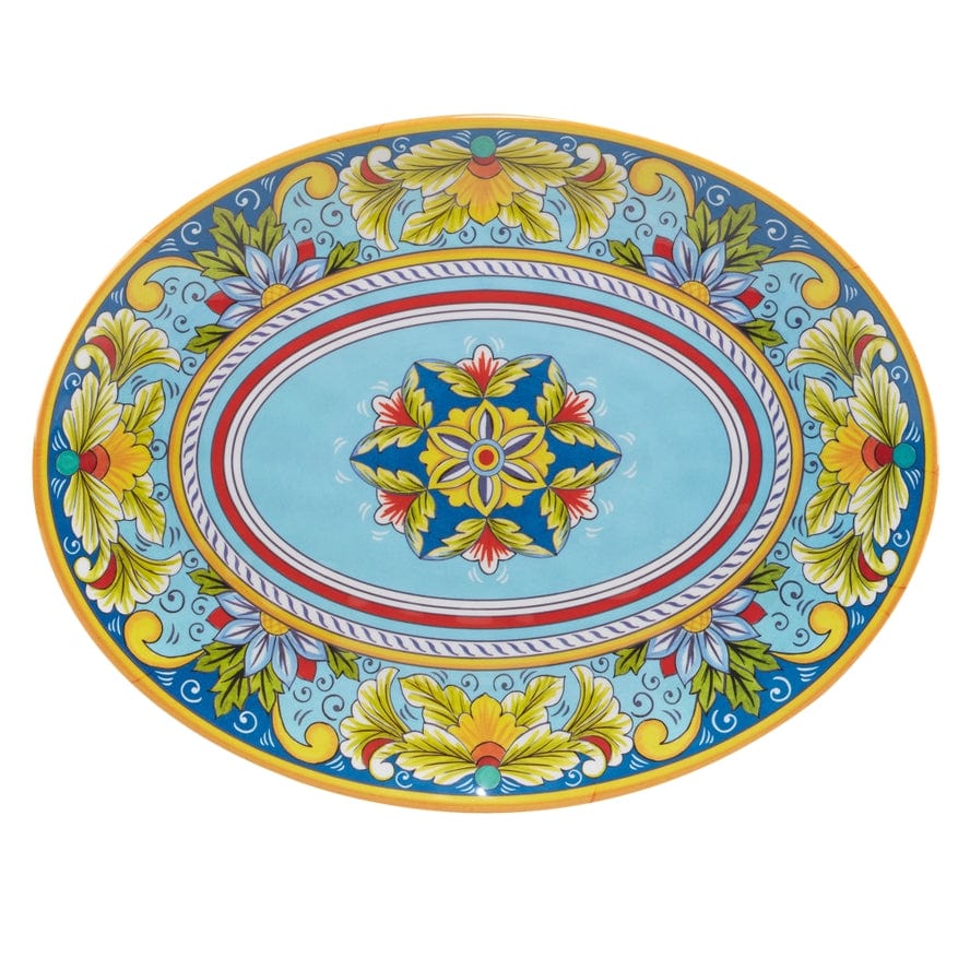Certified International Certified International Palermo Melamine Oval Platter 18x13.5 - Little Miss Muffin Children & Home